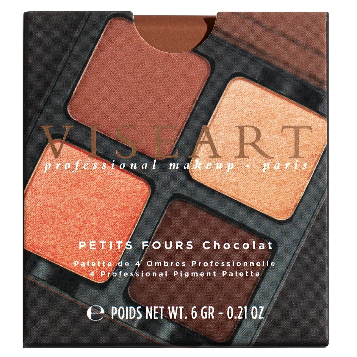 Палетка теней для век Petits Fours Chocolat, Viseart