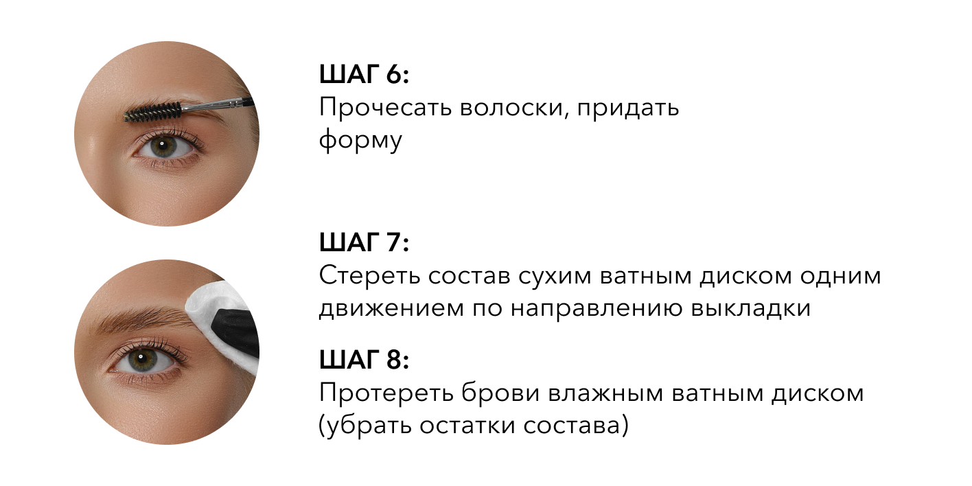 Набор саше для ламинирования бровей (3 состава по 5 саше) BROW LAMINATION SET, SHIK