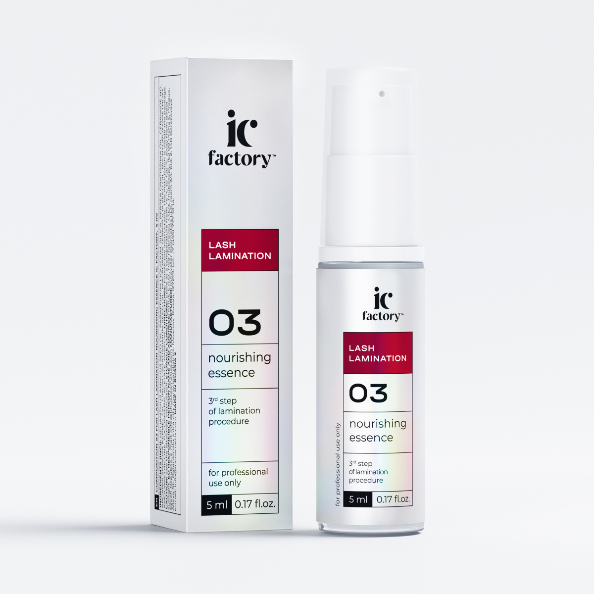 Состав #3 для ламинирования ресниц NOURISHING ESSENCE IC FACTORY, 5 мл, INNOVATOR COSMETICS