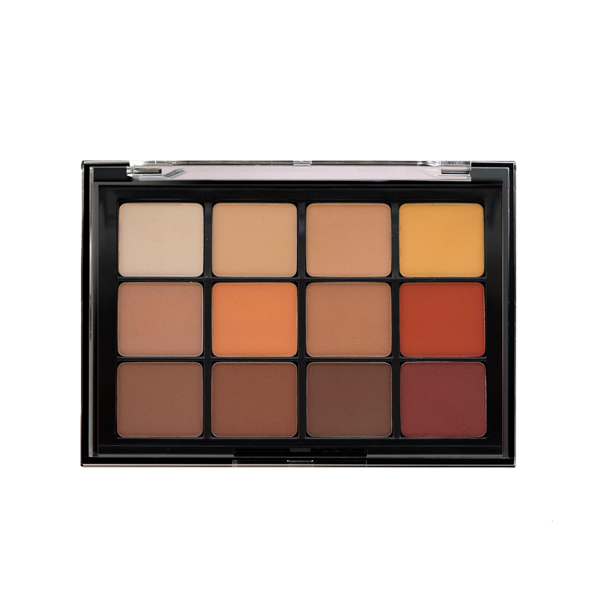 Палетка матовых теней для век 10 Warm Matte (12 цветов), Viseart