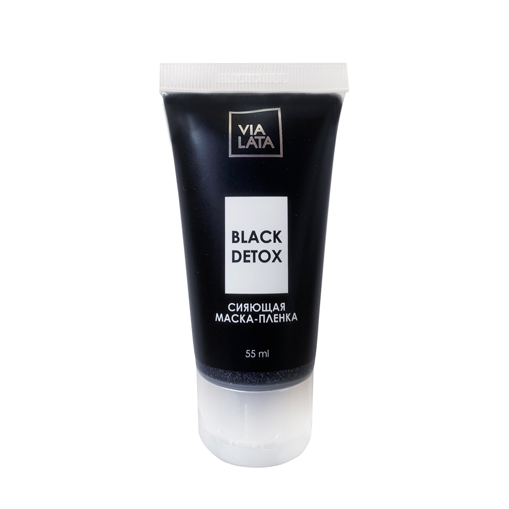 Сияющая маска-пленка "BLACK DETOX", 55мл, Via Lata
