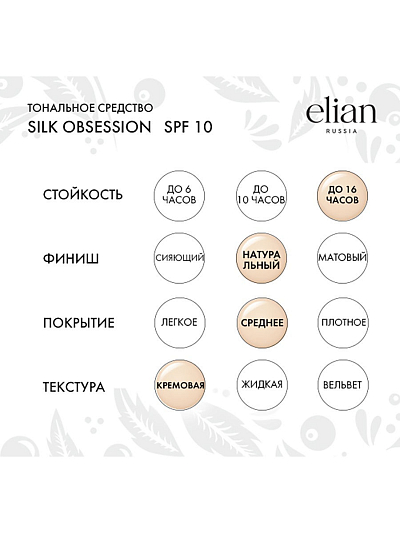 elian russia silk obsession foundation